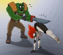 aeldari, banshee_(warhammer_40k), eldar, howling_banshee, ork