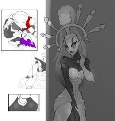 adeptus_astartes, aeldari, banshee_(warhammer_40k), eldar, howling_banshee