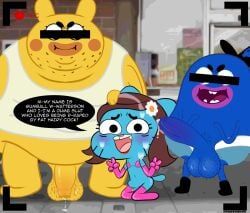 gumball_watterson, tony_(tawog), cartoon_network, the_amazing_world_of_gumball, vwhiskers
