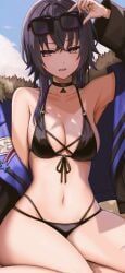 ichinose_uruha, lupinus_virtual_games, vspo!, kushinaka, adjusting_eyewear