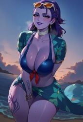 cote_d'azur_widowmaker, widowmaker, overwatch, duxvector, 1girl
