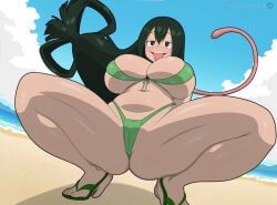 tsuyu_asui, boku_no_hero_academia, my_hero_academia, snakebd, 1girls