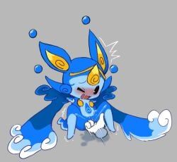 marinmizu_(the_battle_cats), the_battle_cats, 6363, ambiguous_gender, blush
