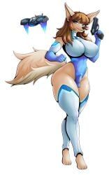blue_robot, 4_toes, 5_fingers, animal_feet, anthro