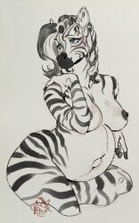 izzabelle_frost, anthro, belly, blue_eyes, breasts