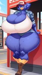 busty_bird, anthro, anthro_female, anthro_focus, anthro_only