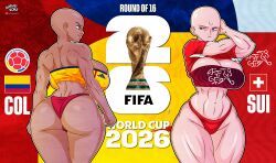 colombia_(countryhumans), switzerland_(countryhumans), fifa, world_cup, alvarikokearte