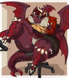 destoroyah, godzilla_(series), toho, superdive43, anthro