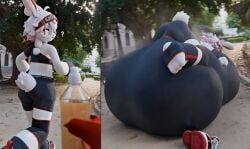 tooeks, anthro, balls, big_balls, big_penis