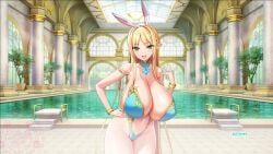 alistine_mi_rosiel, motto!_haramase!_honoo_no_oppai_isekai_oppai_bunny_gakuen!, derauea, milk_factory, 1girls