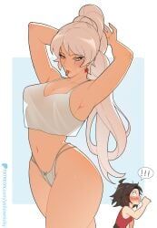 ruby_rose, weiss_schnee, rwby, yellow_nicky_(artist), !