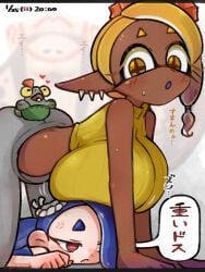 big_man_(splatoon), deep_cut_(splatoon), frye_(splatoon), inkling, inkling_girl