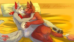 foxy_(fnaf), otto_wolf, five_nights_at_freddy's, riley_morningstar, after_sex