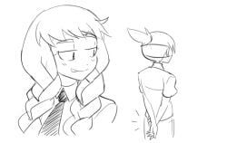bailey_(matsu-sensei), jerry_(matsu-sensei), matsu-sensei, female, looking_at_partner