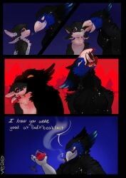fyr_(fenrir784), avali, mythology, 4_ears, 4_panel_comic