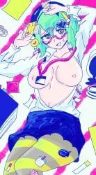 gumi, megpoid, vocaloid, rndmpa, 1girls