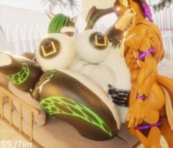 strakia_(strakiashark), tim_(ssjtim), ssjtim, ambiguous_fluids, anthro