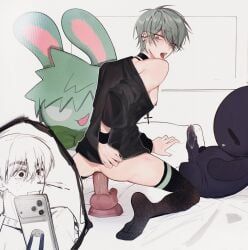 ivan_(alien_stage), till_(alien_stage), alien_stage, cuntboy, dildo