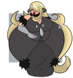 cynthia_(pokemon), nintendo, pokemon, unknownrez, alternate_breast_size