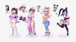 chloe_carmichael, timantha, timmy_turner, tootie, trixie_tang