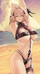 roon_(azur_lane), azur_lane, yomare, 1girl, arm_strap