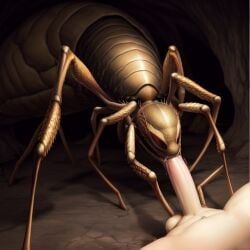 wetnightmare, 1boy, abdomen, abused_male, arachnid