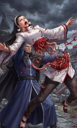 chizuru_kagura, goenitz, king_of_fighters, snk, the_king_of_fighters