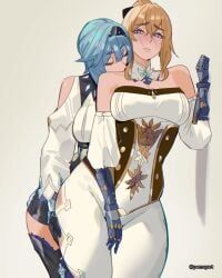 eula_(genshin_impact), jean_gunnhildr, genshin_impact, hoyoverse, mihoyo