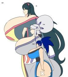 azura_(igphhangout), dragapult, greninja, mizu_(igphhangout), overqwil