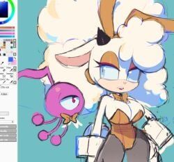 lanolin_the_sheep, magenta_wisp, magenta_wisp_(sonic), wisp_(sonic), sega