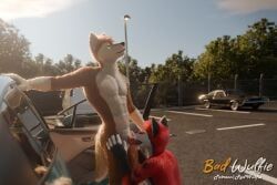mutt_(wagnermutt), red_wulfie, 5_fingers, animal_genitalia, animal_penis