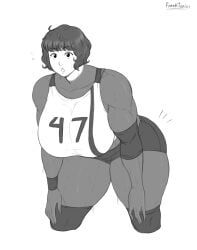 aoi_koizumi, franktonius, body_part_swap, breasts, fluffy_hair