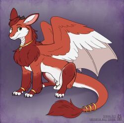mythology, lichfang, animal_genitalia, balls, black_claws