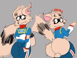 banksauce, anthro, ass, backsack, balls