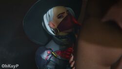 ashe_(overwatch), overwatch, overwatch_2, ohkayp, blowjob