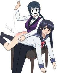 dealer_mask, yuri_honjo, high-rise_invasion, tenkuu_shinpan, naeri0
