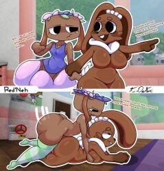 bassie_(dandy's_world), cocoa_(dandy's_world), dandy's_world, dandys_world, rednehh
