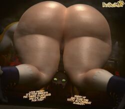 ju_fufu, zenless_zone_zero, daidaikon, 1girls, ass
