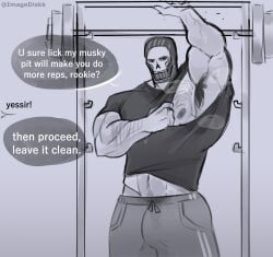 ghost_(modern_warfare_2), simon_riley, call_of_duty, imgl_unknow, after_workout