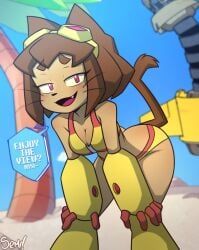 kit_(gameoverse), gameoverse, semidraws, 1girls, anthro