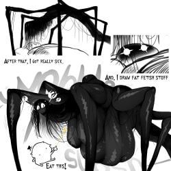 debyjull, 6_arms, bed, bedroom, belly