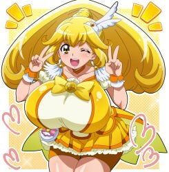 cure_peace, yayoi_kise, glitter_force, precure, pretty_cure