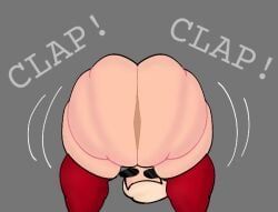 dave_strider, homestuck, ass_jiggle, ass_twerk, big_ass