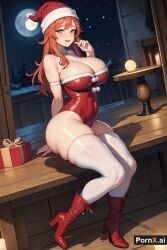 original_character, christmas, pornx.ai, 1girls, ass