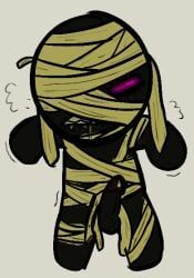 ragman_(the_binding_of_isaac), the_binding_of_isaac, mxfappy, black_skin, erect_penis