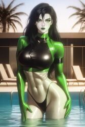 shego, kim_possible, createai_art, fit_female, highleg