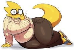 alphys, deltarune, undertale, undertale_(series), typhlosion95