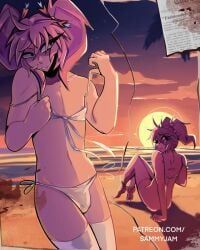 woomi_(sammyjam), sammyjam, assassin, beach, bikini