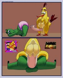 chuck_(angry_birds), pig_(angry_birds), angry_birds, paraphilia, rovio