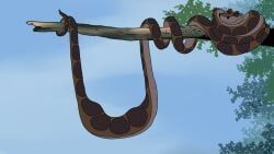 kaa_(jungle_book), the_jungle_book, unknown_artist, ambiguous_gender, ambiguous_prey